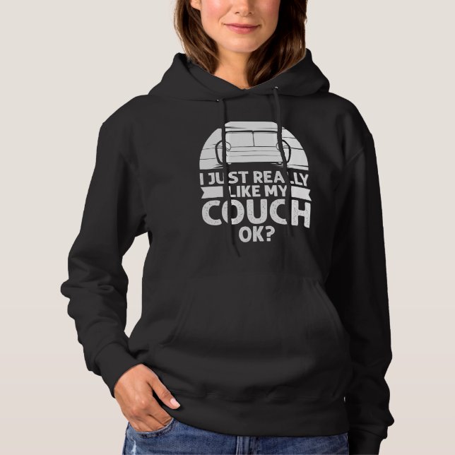 Kumpa citerar Soffa Potato Living Room T Shirt (Framsida)