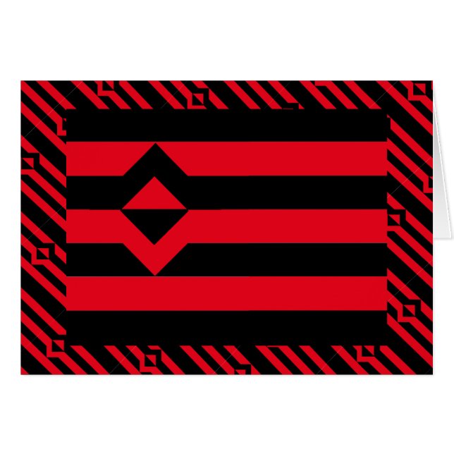 KUMPANJÄMSTÄRFLAGGA HÄLSNINGSKORT (Framsidan Horizontal)