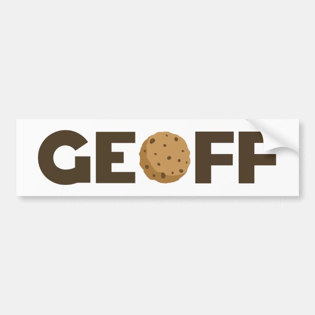 Kumpardekaler för Geoff-cookie Bildekal (Framsidan)