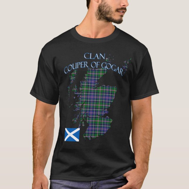 Kumper av Gogar Scottish Klan Tartan Scotland T Shirt (Framsida)