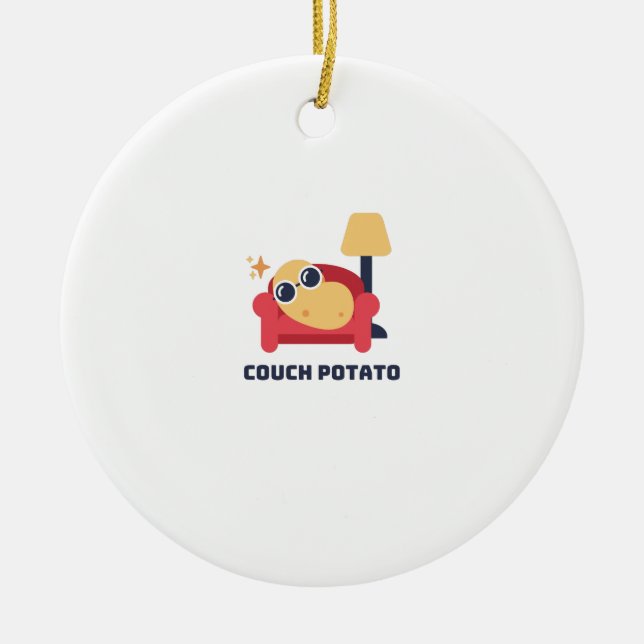 Kumpotatis Julgransprydnad Keramik (Framsidan)