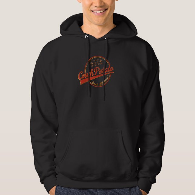 Kumpotatisjust Chillin Relaxing gör ingenting. Hoodie (Framsida)