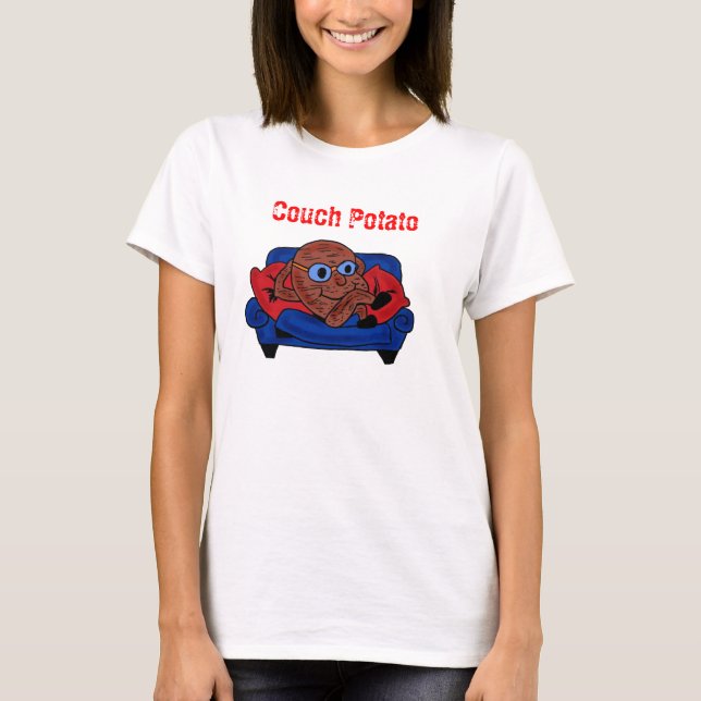 Kumpotatiskjorta dam t shirt (Framsida)
