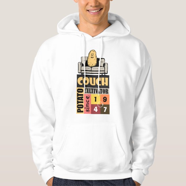 Kumpotatisodlare sedan [födelseår] hoodie (Framsida)