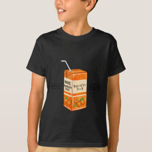 Kumquat Japansk Fruktjuice Japan Kanji Pojkar Flic T Shirt