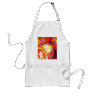 Kumquater orange citrus akvarell frukt konst förkläde