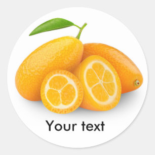 Kumquats Runt Klistermärke