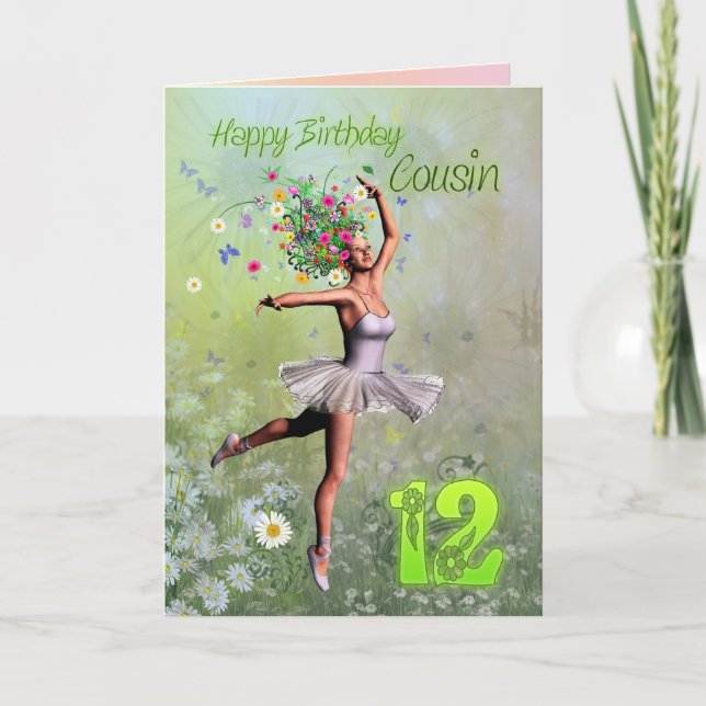 Kumsin 12, blomstermjölkskort kort (Framsida)