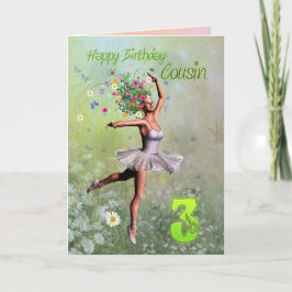 Kumsin 3 år, blomstermjölkskort kort