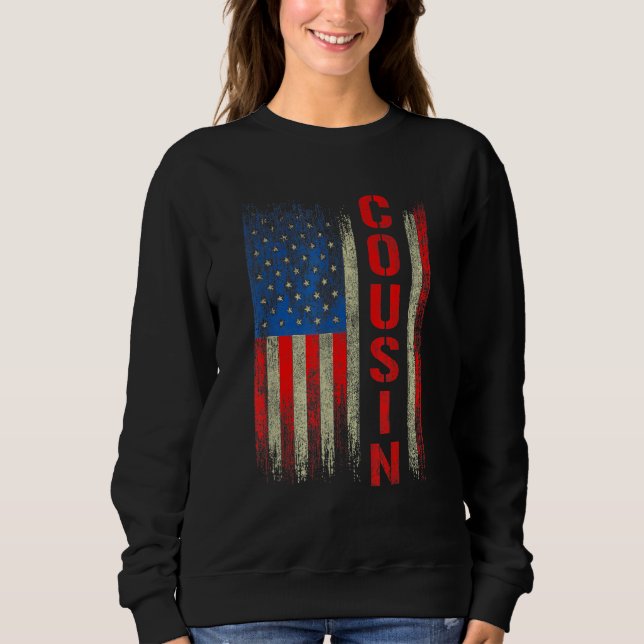 Kumsin Amerika Flagga För manar Fars dag Funny T Shirt (Framsida)
