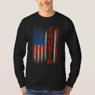 Kumsin Amerika Flagga För manar Fars dag Funny T Shirt