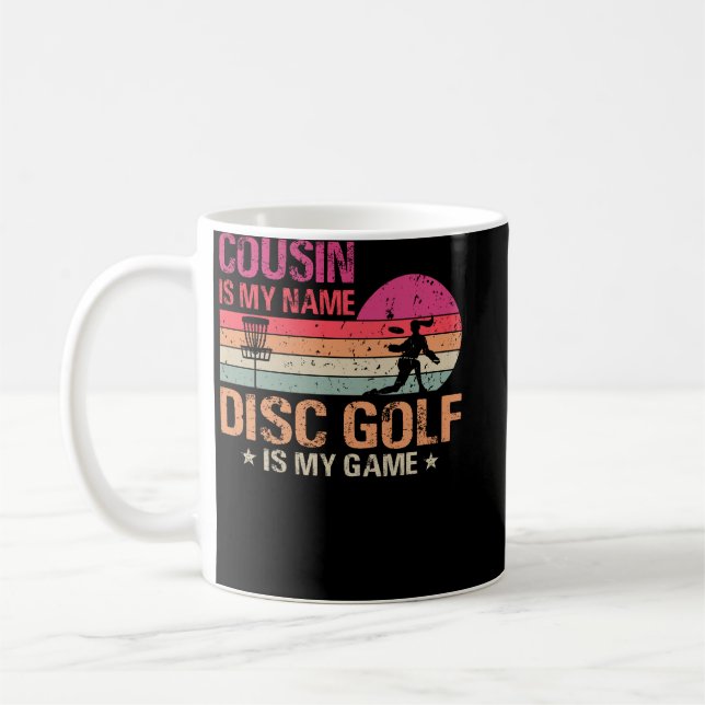 Kumsin är min Namn-golf är mitt spel Kaffemugg (Vänster)