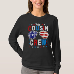 Kumsin besättning 4:e juli Amerikanska Flagga Matc T Shirt