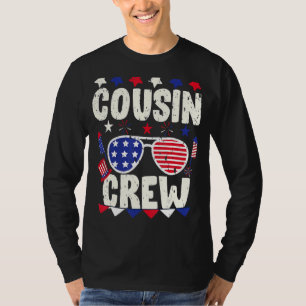 Kumsin besättning 4 juli: Patriotic American Famil T Shirt