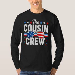 Kumsin besättning 4 juli: Patriotic American Famil T Shirt