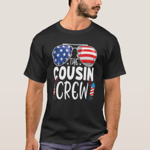 Kumsin besättning 4 juli: Patriotic American Famil T Shirt