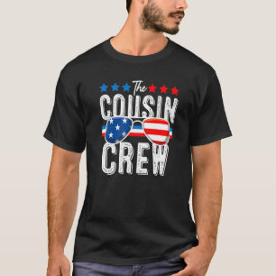 Kumsin besättning 4 juli: Patriotic American Famil T Shirt