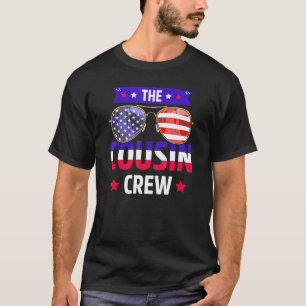 Kumsin besättning 4 juli: Patriotic American Famil T Shirt
