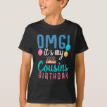 Kumsin Birthday Cake Funny Balloon Boys Kid Party T Shirt<br><div class="desc">Kumsin Birthday Cake Funny Balloon Boys Kid Party. Familjekusin utfits för barn.</div>