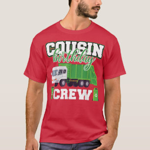 Kumsin Birthday Crew Sopor Lastbil Familjespatling T Shirt