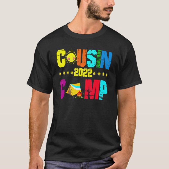 Kumsin Camp 2022 Cousin Tribe Vacation 1 T Shirt (Framsida)
