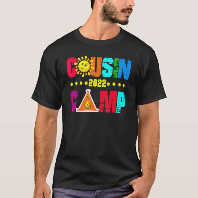 Kumsin Camp 2022 Cousin Tribe Vacation 4 T Shirt (Framsida)