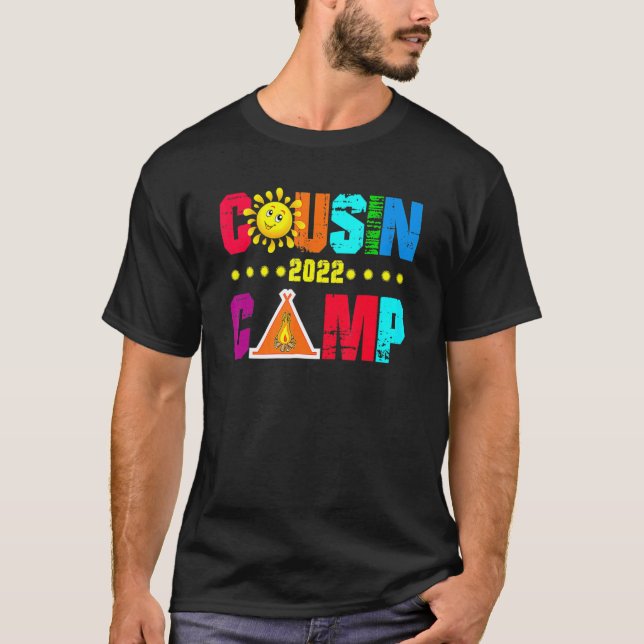 Kumsin Camp 2022 Family Camping Summer Vacation C T Shirt (Framsida)