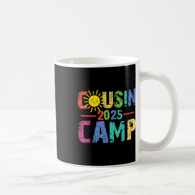 Kumsin Camp 2025 Camping Campfire Summer Vacation Kaffemugg (Höger)