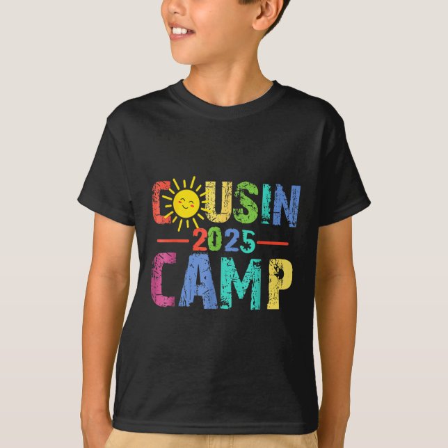 Kumsin Camp 2025 Camping Campfire Summer Vacation T Shirt (Framsida)