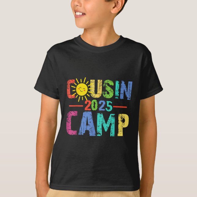 Kumsin Camp 2025 Camping Campfire Summer Vacation T Shirt (Framsida)