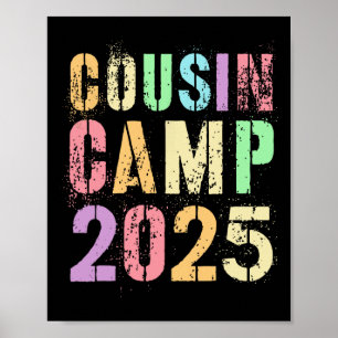 Kumsin Camp 2025 Family Vacation Summer Camping Cr Poster
