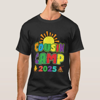 Kumsin Camp 2025 Family Vacation Summer Camping Cr T Shirt