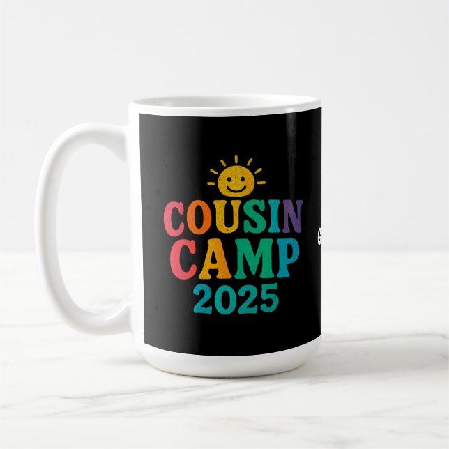 Kumsin Camp 2025, sommarsemester, Roligt Camping Kaffemugg (Vänster)