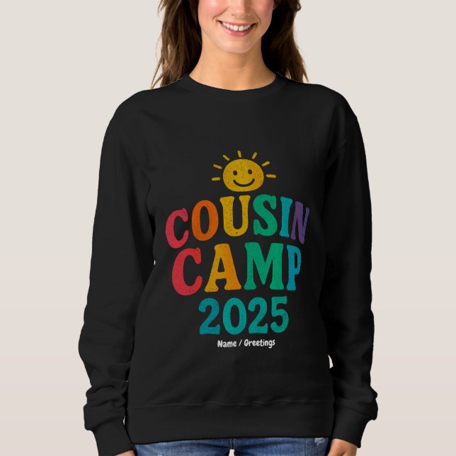 Kumsin Camp 2025, sommarsemester, Roligt Camping T Shirt (Framsida)