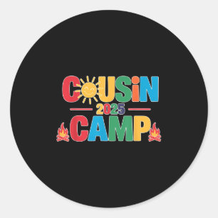 Kumsin Camp 2025 Sommarsommarstuga Reuni Runt Klistermärke