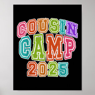 Kumsin Camping Crew 2025 Påsklov sommaren Resa Poster