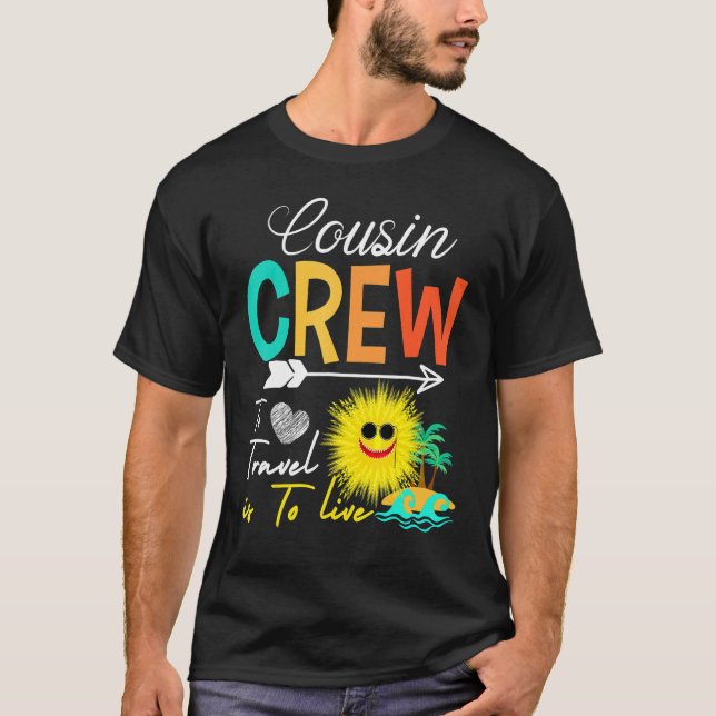 Kumsin Crew 2023 Family Friends Resa Summer Vacati T Shirt (Framsida)