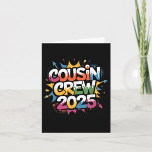 Kumsin Crew 2025 Drippy Colorful Family Reunion Kort