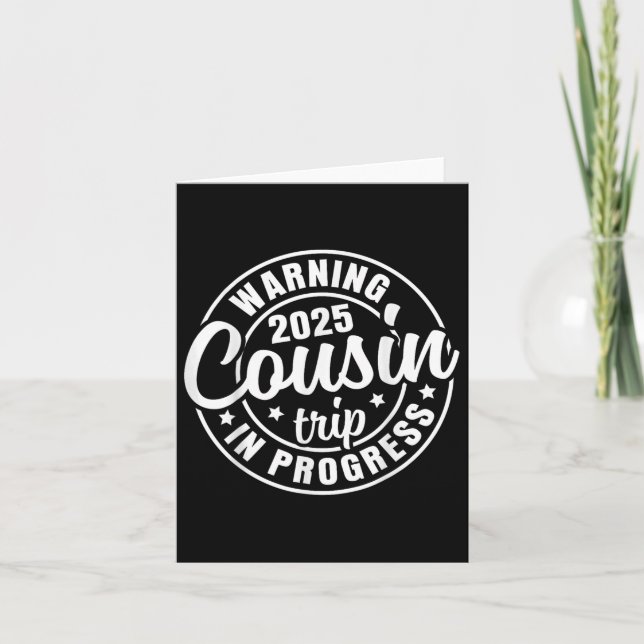 Kumsin Crew 2025 Family Reunion Resa Helg Vacat Kort (Framsida)