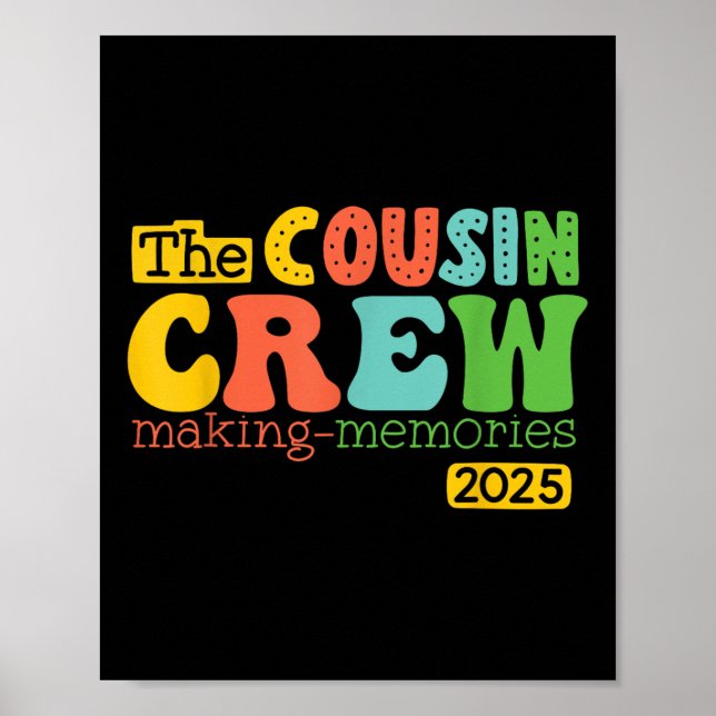 Kumsin Crew 2025 Skapar minnen sommarsemester Poster (Framsidan)