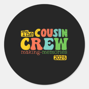 Kumsin Crew 2025 Skapar minnen sommarsemester Runt Klistermärke