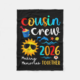 Kumsin Crew 2026 Skapar Memories Summer Family Vac Fleecefilt