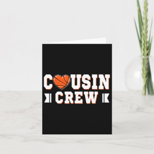 Kumsin Crew Bysketbyll Squad Family Birthday Byske Kort