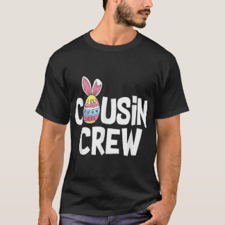 Kumsin Crew Cute Bunny Matching Påsk Day Rabbit T Shirt