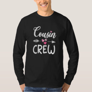 Kumsin Crew Cute Hearts Matching Family Cousin Cre T Shirt
