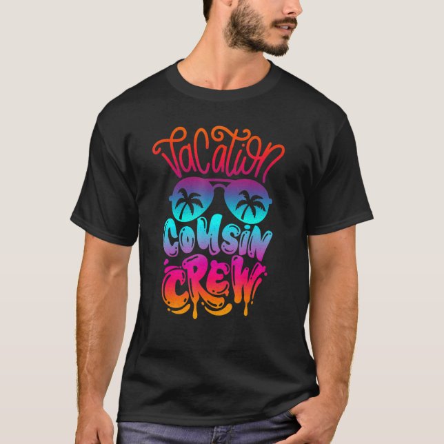 Kumsin Crew Family Summer Vacation Beach Cruise Su T Shirt (Framsida)