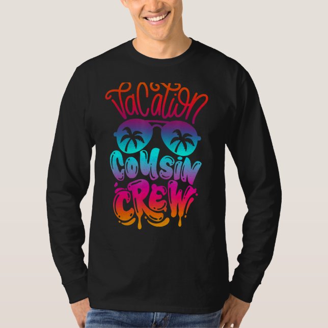 Kumsin Crew Family Summer Vacation Beach Cruise Su T Shirt (Framsida)