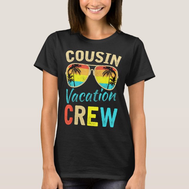Kumsin Crew Family Vacation Summer Vacation Beach T Shirt (Framsida)