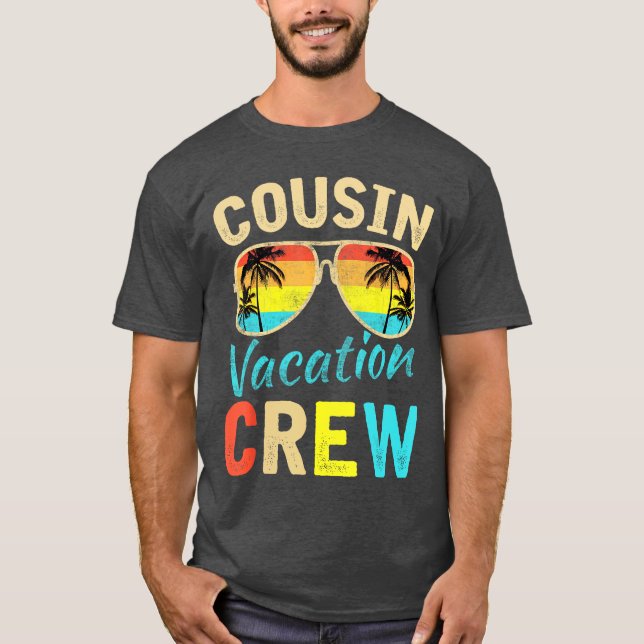 Kumsin Crew Family Vacation Summer Vacation Beach T Shirt (Framsida)