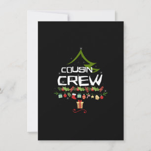 Kumsin Crew jul Pajama Matching Family Träd Inbjudningar